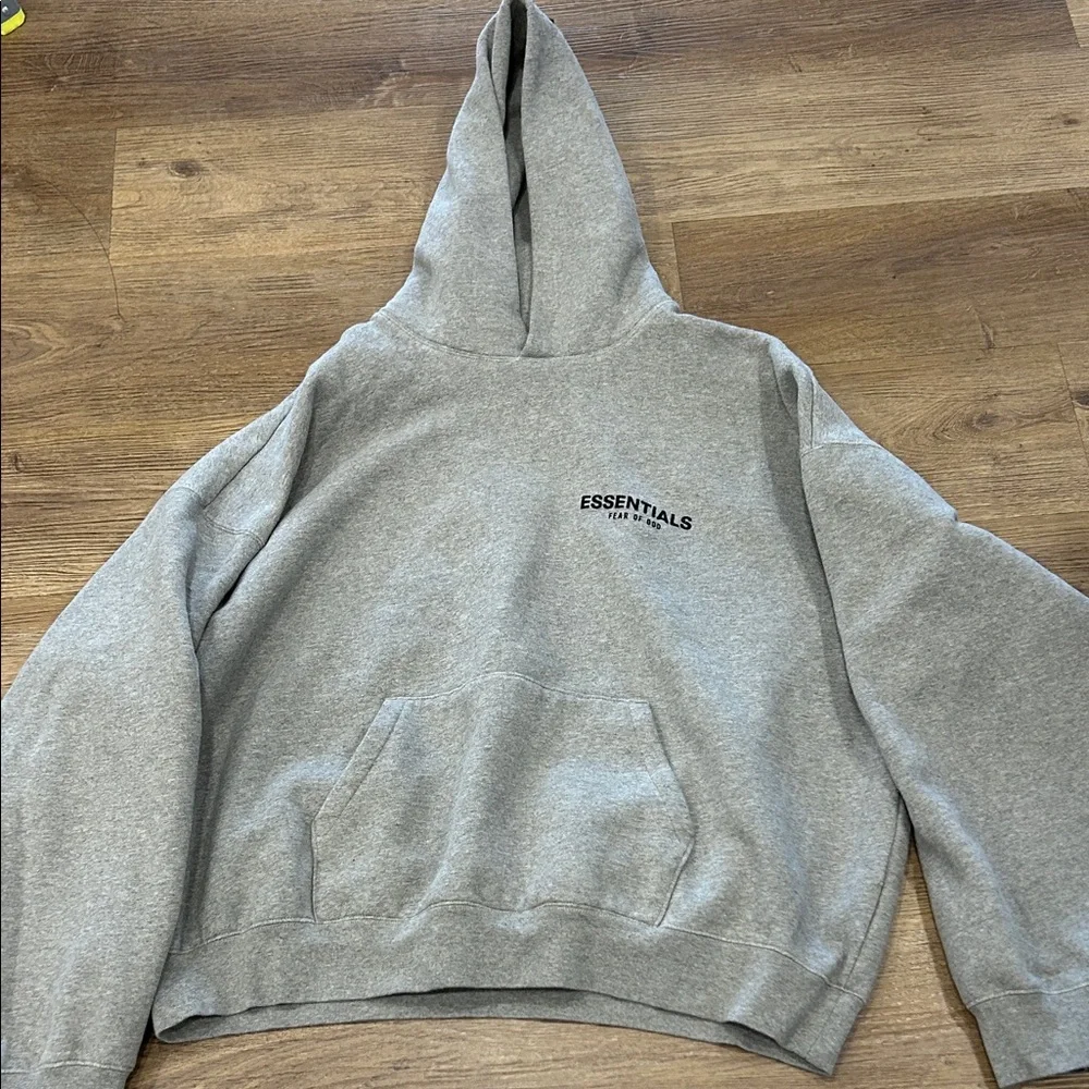 Fear of God Essentials Gray Hoodie - Picture 4 of 13
